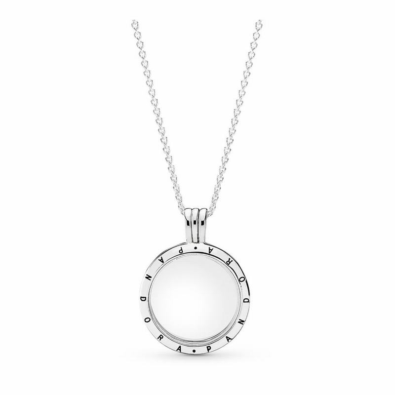 Pandora Floating Lockets Logo Necklace Silver Egypt YM0974638